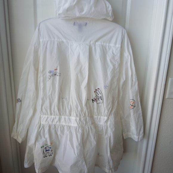 Forever 21 Artistic White Utility Jacket Size Medium - Picture 4 of 6